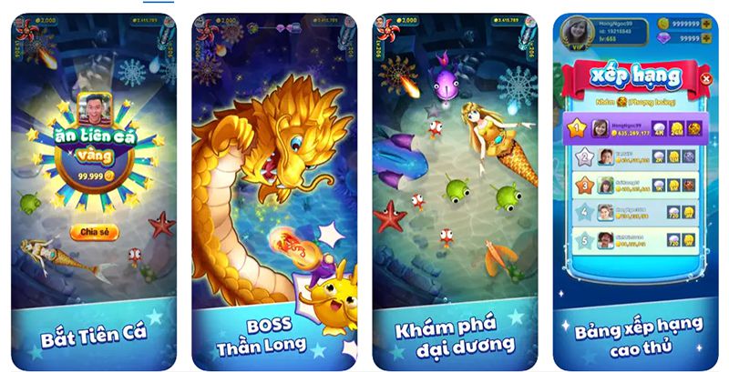 Game bắn cá bầu cua với giao diện hấp dẫn