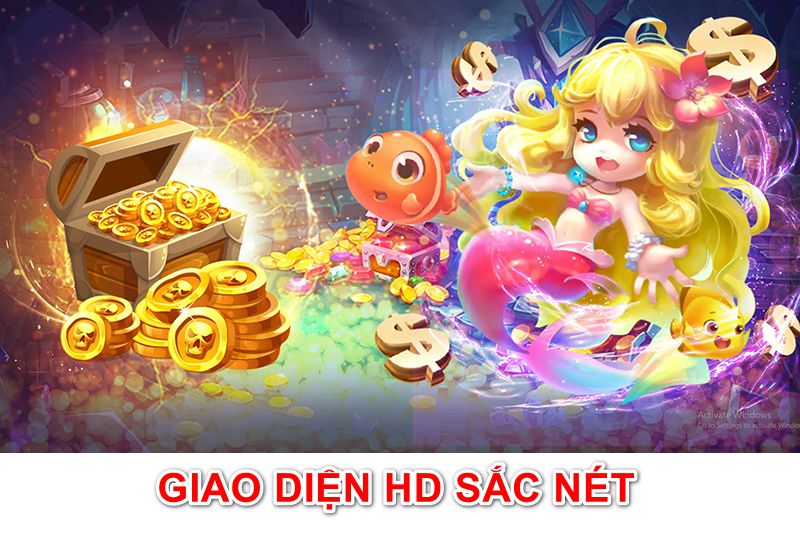 Giao diện game bắn cá tiên cực kỳ đẹp mắt