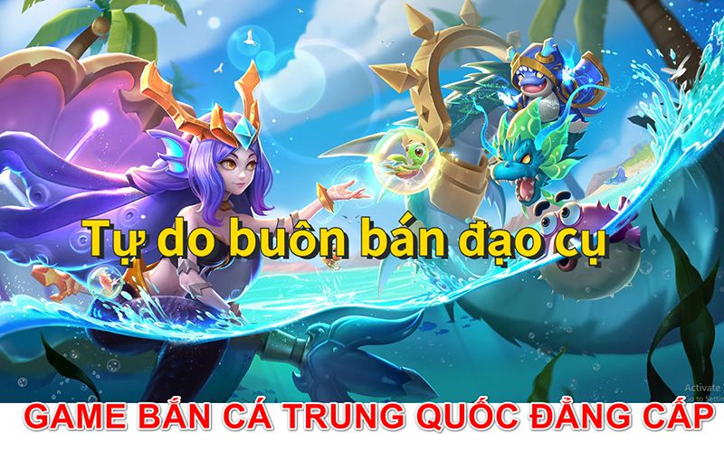 Tự do trao đổi mua bán giữa người chơi trong game bắn cá Trung Quốc này