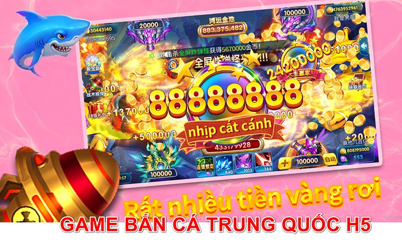 Tài lộc may mắn đẳng cấp của game bắn cá Trung Quốc