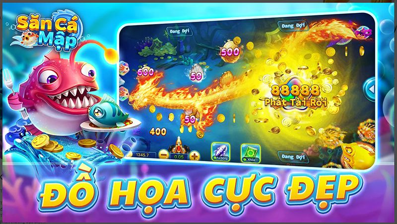 Thoả sức thể hiện tài năng với game bắn cá mập hấp dẫn này