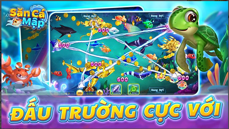 Trúng thưởng cực lớn với game bắn cá mập online